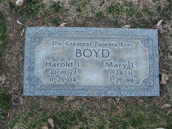 Boyd, Mary L. gravesite