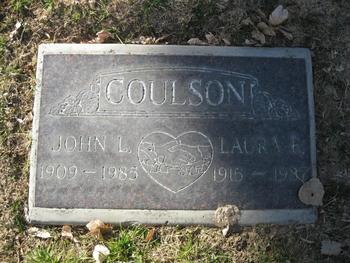 Coulson, John Leon gravesite