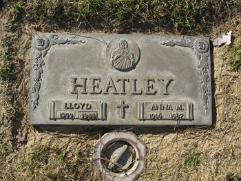 Heatley, Lloyd gravesite