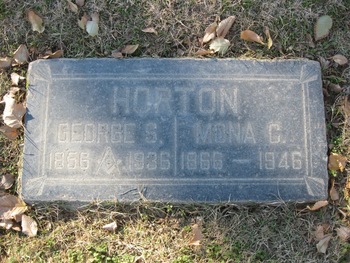 Horton, Mona C. gravesite