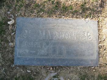 Mardon, Joseph Peter gravesite