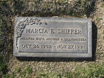 Shiffer, Marcia Edith gravesite