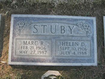 Stuby, Helen gravesite