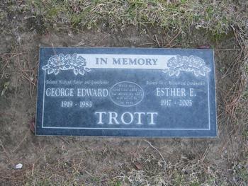 Trott, George Edward gravesite