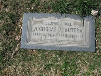 Butera, Nicholas Paul gravesite
