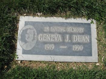 Dean, Geneva J. gravesite