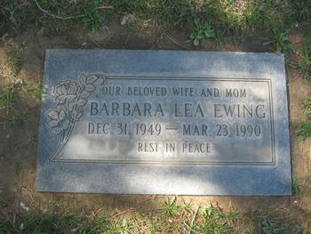 Ewing, Barbara Lea gravesite
