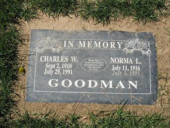 Goodman, Charles Weslie gravesite