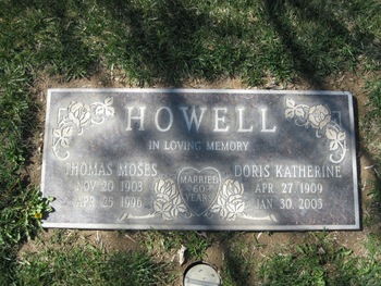Howell, Doris Katherine gravesite