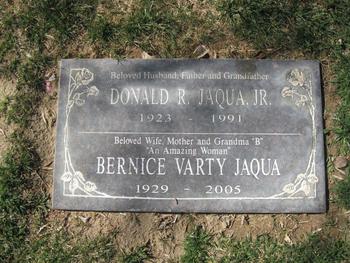 Jaqua, Bernice Beryl gravesite
