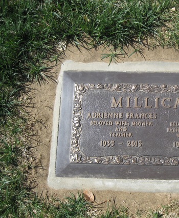 Millican, Adrienne Frances gravesite