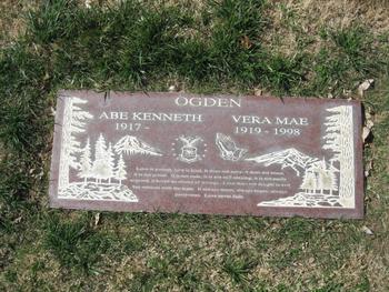 Ogden, Vera Mae gravesite