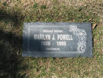 Powell, Marilyn June gravesite