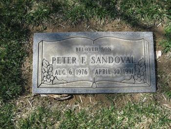 Sandoval, Peter J. gravesite