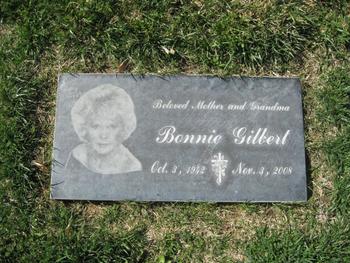 Gilbert, Bonnie gravesite