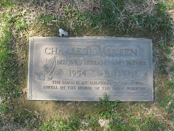 Green, Charles David gravesite