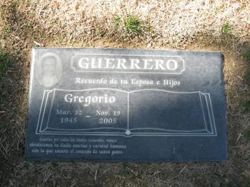 Guerrero,   Gregorio gravesite