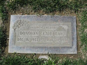 Hawn, Donovan Clair gravesite