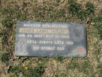 Holmes, James Laval gravesite