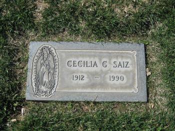 Saiz, Cecilia G. gravesite