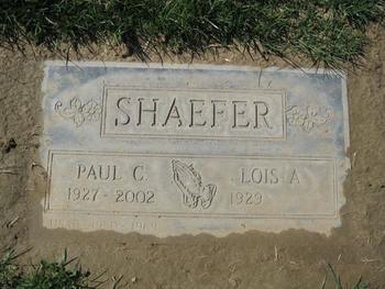 Shaefer, Lois Anita gravesite
