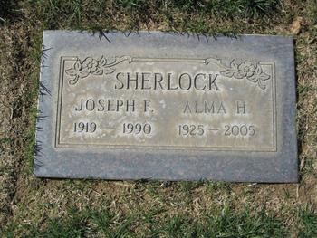 Sherlock, Alma H. gravesite
