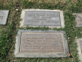 Vaughan, Marguerite gravesite