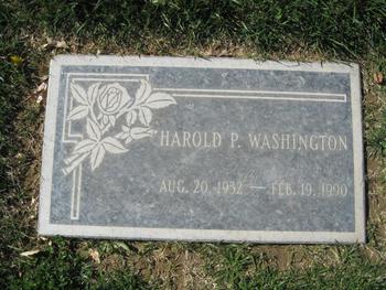 Washington, Harold P. gravesite