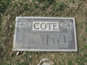 Cote, Armand J. gravesite