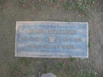 Delcambre, George gravesite