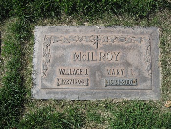 McIlroy, Mary Louise gravesite
