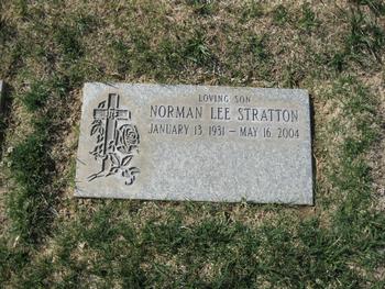 Stratton, Norman Lee gravesite