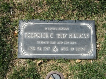 Millican, Frederick Cleon ('Bud') gravesite