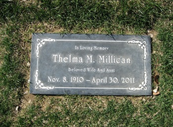 Millican, Thelma gravesite