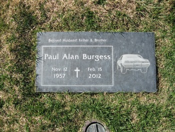 Burgess, Paul Alan gravesite