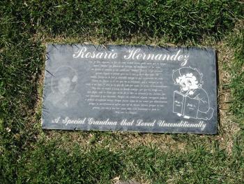 Hernandez, Rosario gravesite