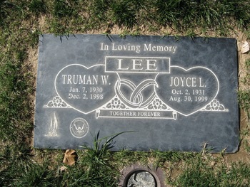 Lee, Truman Willie gravesite