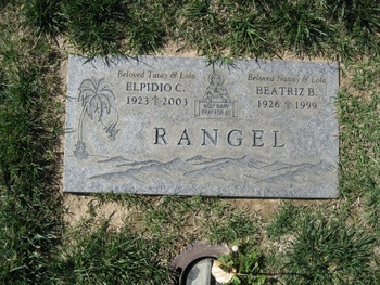 Rangel, Beatriz B. gravesite