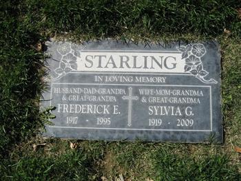 Starling, Sylvia Gilbert gravesite