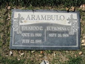 Arambulo,   Eduardo Carballo gravesite