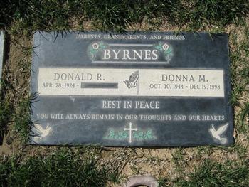 Byrnes, Donna Marie gravesite