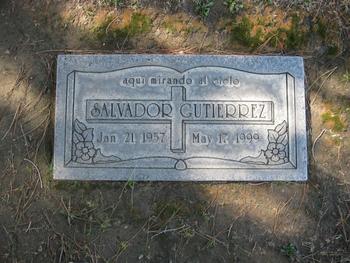 Gutierrez, Salvador gravesite