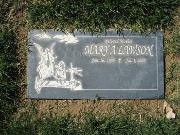 Lawson, Mary Addell gravesite
