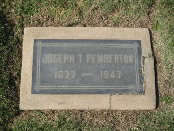 Pemberton, Joseph Tilford gravesite