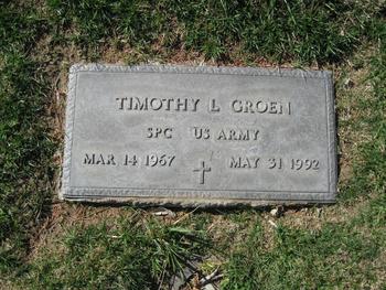 Groen, Timothy L. gravesite
