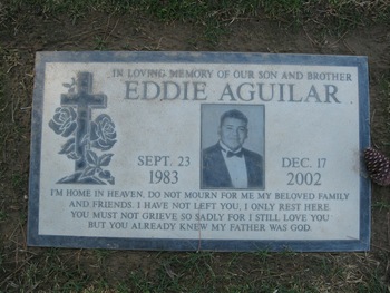 Aguilar, Eddie gravesite