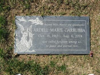 Garrubba, Ardell Marie gravesite