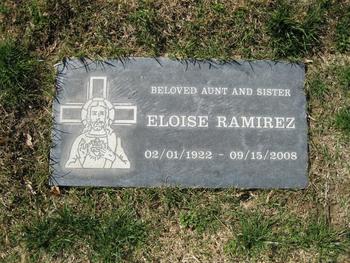 Ramirez, Eloise gravesite