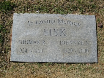 Sisk, Thomas R. gravesite