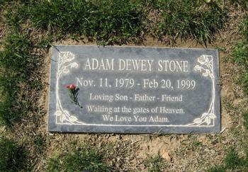 Stone, Adam Dewey gravesite